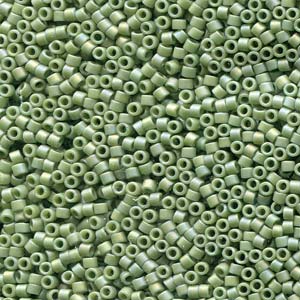 11/0 – Miyuki Delica - 5g Bag – Glazed Opaque Glaze Rainbow Kiwi – DB2310