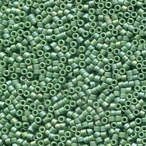 11/0 – Miyuki Delica - 5g Bag – Frost Opaque Glazed Rainbow Shamrock – DB2312