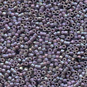 11/0 – Miyuki Delica - 5g - Frost Opaque Glazed Rainbow Grape – DB2322