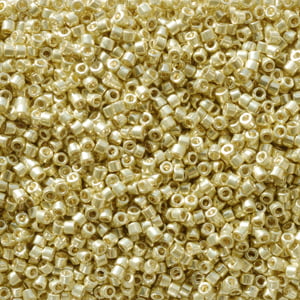 11/0 – Miyuki Delica – 5g Bag - Duracoat Galvanised Yellow Gold – DB2502