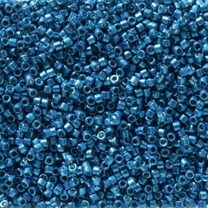 11/0 – Miyuki Delica - 5g Bag –  Duracoat Galvanised Dark Capri Blue – DB2514