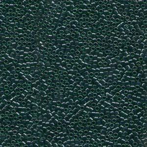 11/0 – Miyuki Delica - 5g Bag – Lined Green Teal Luster – DB0275