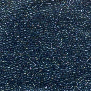 11/0 – Miyuki Delica - 5g Bag – Lined Aqua Grey – DB0286