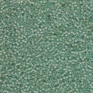 11/0 – Miyuki Delica - 5g – Matte Sea Glass Green – DB0385