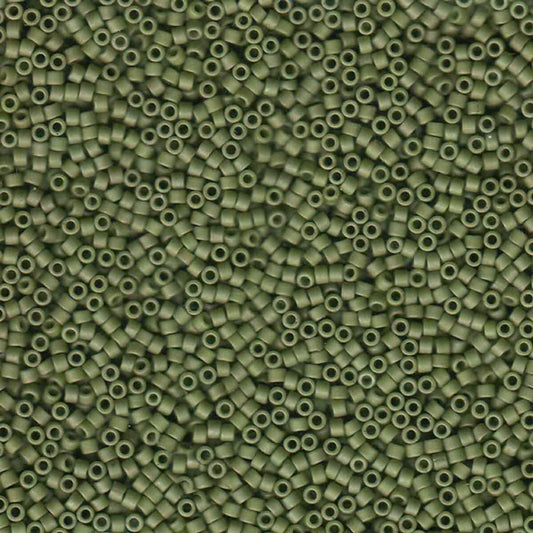 11/0 – Miyuki Delica - 5g Bag - Matte Opaque Olive – DB0391