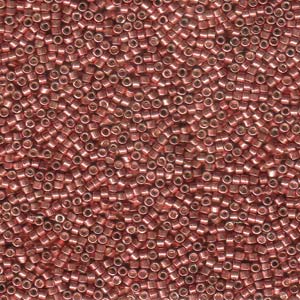 11/0 – Miyuki Delica - 5g Bag  – Galvanized Cranberry Dyed – DB0423