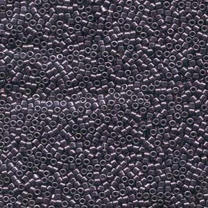 11/0 – Miyuki Delica - 5g Bag – Galvanized Dark Plum – DB0455