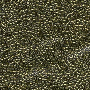 11/0 – Miyuki Delica - 5g Bag – Galvanized Olive – DB0456