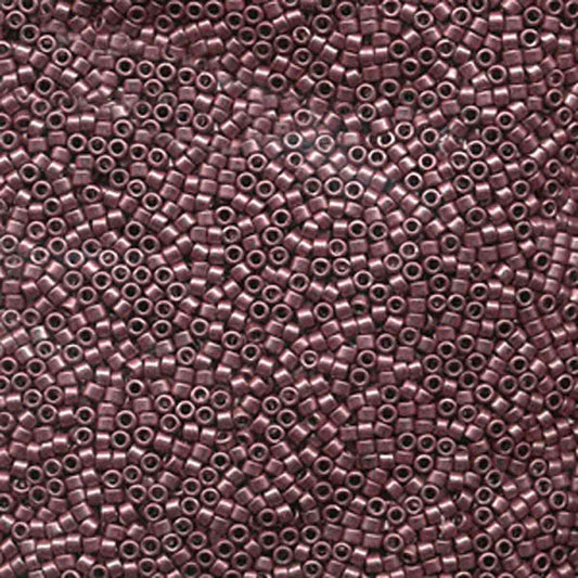 11/0 – Miyuki Delica - 5g Bag - Galvanized Dark Grey Mauve – DB0462