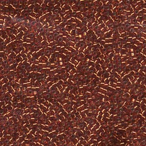 11/0 – Miyuki Delica - 5g – Silver Lined Copper Dyed – DB0601