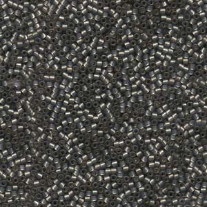 11/0 – Miyuki Delica - 5g Bag – Silver Lined Taupe Alabaster – DB0631