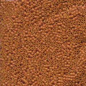 11/0 – Miyuki Delica - 5g Bag – Dyed Opaque Pumpkin – DB0653