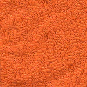10/0 - Miyuki Delica - 5g Bag - Opaque Orange - DBM0722