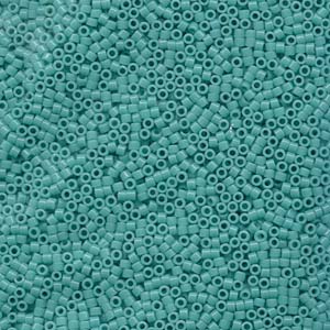 15/0 - Miyuki Delica - 5g Bag - Opaque Turquoise Green - DBS0729