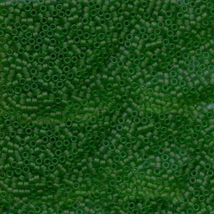 11/0 – Miyuki Delica - 5g Bag – Matte Transparent Green – DB0746