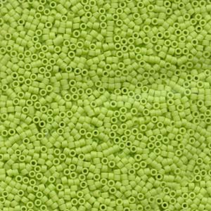 11/0 – Miyuki Delica - 5g Bag - Matte Opaque Chartreuse – DB0763