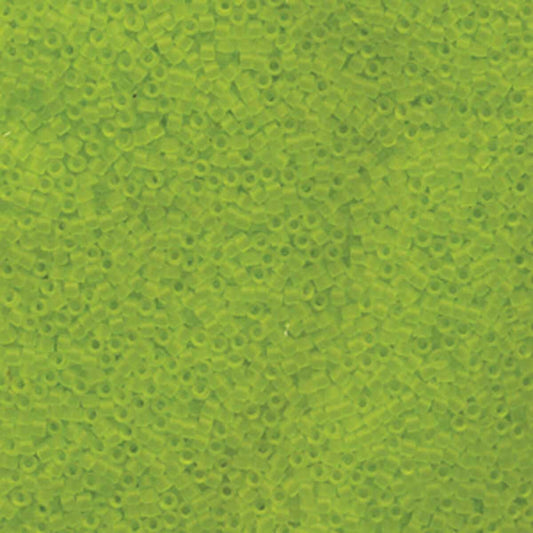 11/0 – Miyuki Delica - 5g Bag - Matte Transparent Chartreuse – DB0766
