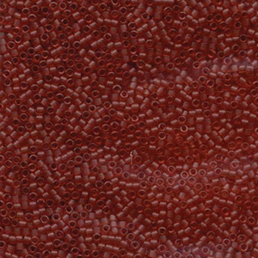 11/0 – Miyuki Delica - 5g Bag - Dyed Matte Transparent Salmon – DB0773