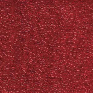 11/0 – Miyuki Delica - 5g Bag – Matte Transparent Red – DB0774