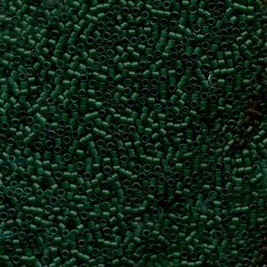 11/0 – Miyuki Delica - 5g Bag – Matte Transparent Kelly Green – DB0776