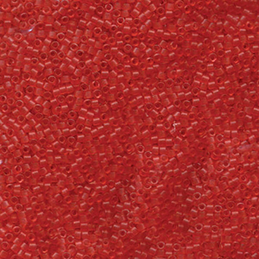 11/0 – Miyuki Delica - 5g Bag - Dyed Matte Transparent Salmon – DB0779