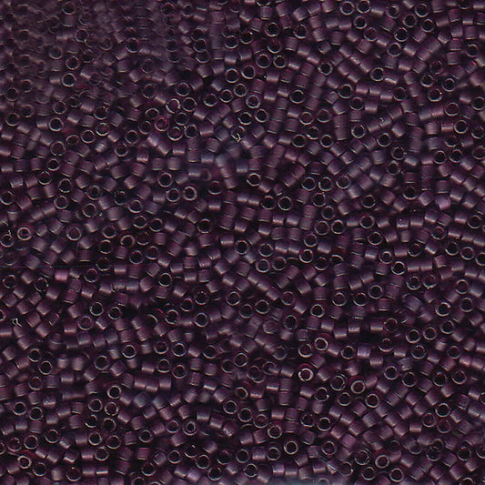 11/0 – Miyuki Delica - 5g Bag - Dyed Matte Transparent Amethyst – DB0782