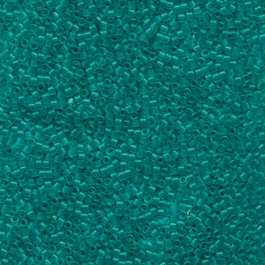 11/0 – Miyuki Delica - 5g Bag - Dyed Matte Transparent Turquoise – DB0786