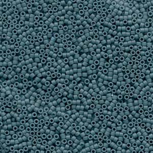 11/0 – Miyuki Delica - 5g Bag – Dyed Matte Grey Blue – DB0792