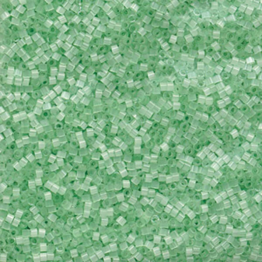 11/0 – Miyuki Delica - 5g Bag - Silk Satin Pale Green – DB0828