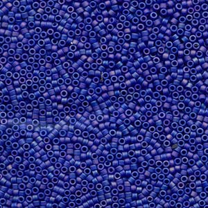 11/0 – Miyuki Delica - 5g Bag – Matte Opaque Dark Blue AB – DB0880