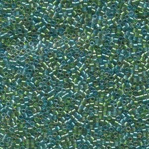 11/0 – Miyuki Delica - 5g Bag - Lined Aqua/Teal Mix – DB0984