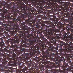 8/0 – Miyuki Delica - 5g Bag – Transparent Smoky Amethyst AB – DBL0173