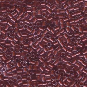 8/0 – Miyuki Delica 5g – Sparkle Ginger Lined Crystal – DBL0915