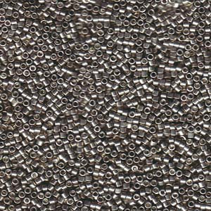 11/0 – Miyuki Delica - 5g Bag – Galvanised Pewter – DB0436