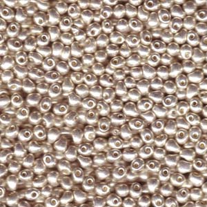 Miyuki Drops 3.4mm - 10g Bag - Full Labrador Silver
