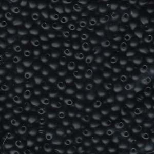 Miyuki Drops 3.4mm - 10g Bag - Matte Black