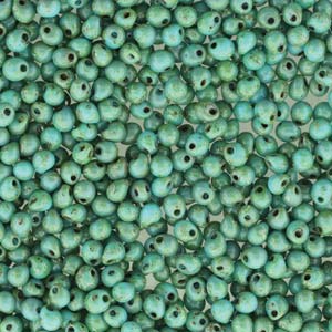 Miyuki Drops 3.4mm - 10g Bag - Picasso Seafoam Green Matte - 4514