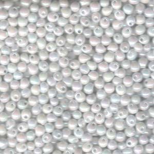 Miyuki Drops 3.4mm - 10g – Opaque White AB - 471