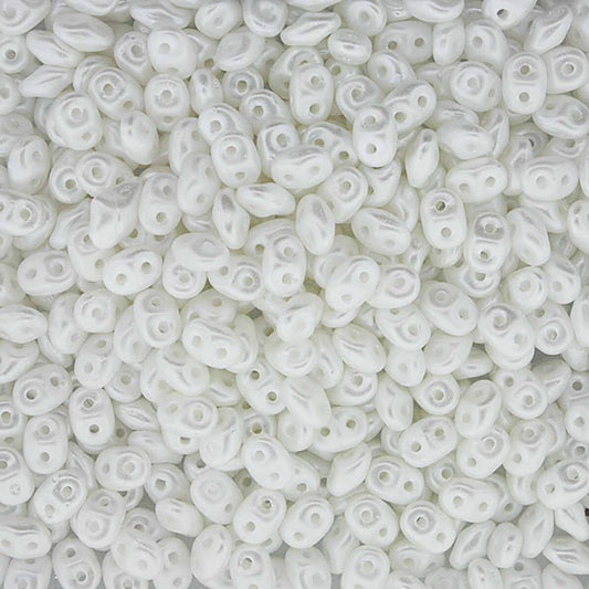 MiniDuo 2x4mm – 5g – Pastel Snow White - 25001