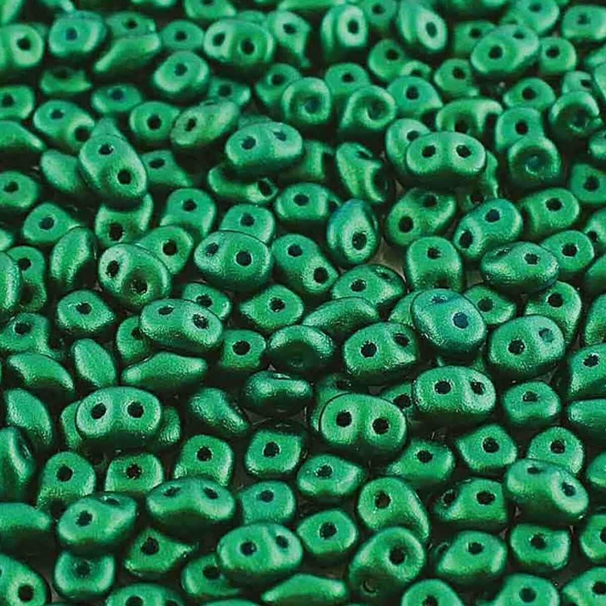SuperDuo 2.5x5mm - 25g Bag – Goldshine Dark Green