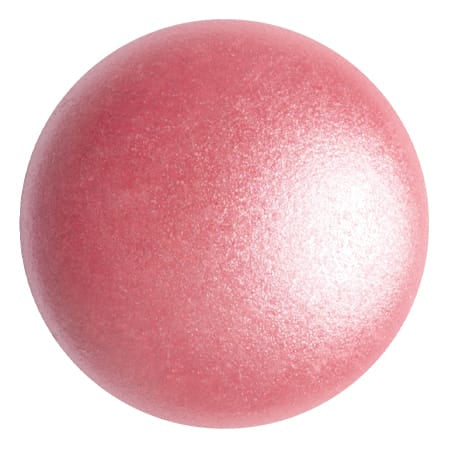 Czech Glass Cabochon 25mm – Dark Rose Pearl