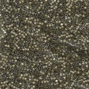 11/0 – Miyuki Delica - 5g Bag – Silver Lined Variegated Taupe – DB0671