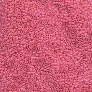 11/0 – Miyuki Delica - 5g Bag – Dyed Opaque Rose – DB1371