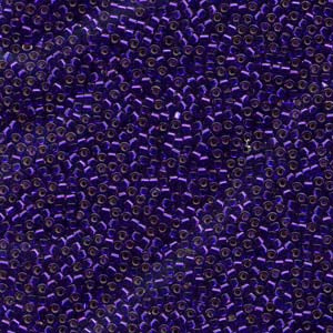 11/0 – Miyuki Delica - 5g Bag – Silver Lined Violet – DB0610