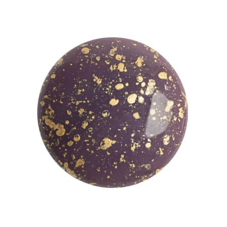 Czech Glass Cabochon 18mm – Frost Parma Splash