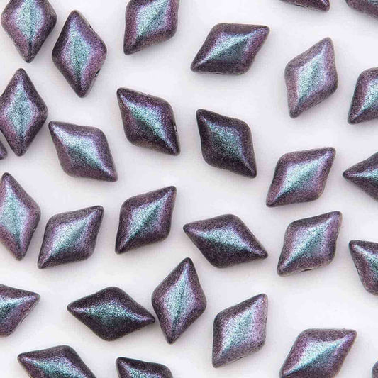 GemDuo 2-Hole 5x8mm – Polychrome Mixed Berry – 5g