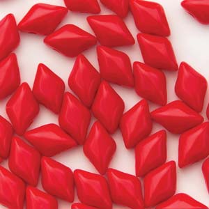 Mini Gemduo 6x4mm – 5g – Opaque Coral Red