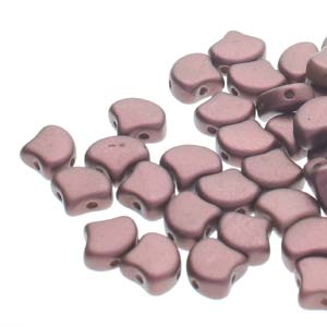 Ginko Beads 7.5mm – 10g Pack (approx 35 beads) – Chatoyant Shimmer Rust Brown