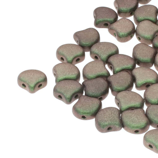 Ginko Beads 7.5mm - 10g Pack (approx 35 beads) - Polychrome Sage and Citrus