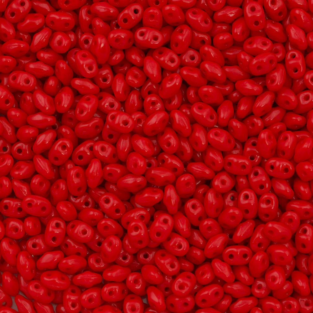MiniDuo 2x4mm – 5g – Opaque Coral Red – 93200